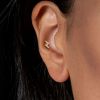 Labreta / cartilage piercing - blesk, barva: čirá (1,2 x 8 mm)