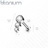 Piercing do brady / ucha TITAN (1,2 x 6 mm)