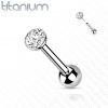 Cartilage piercing TITAN, 1,2 x 8 mm (3 mm)