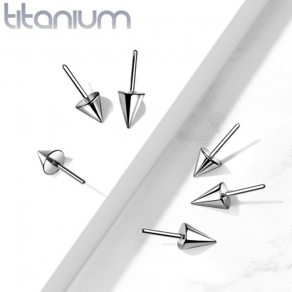 Hrot k PUSH IN piercingu TITAN (3 x 4 mm)