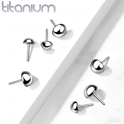 Půlkulička k PUSH IN piercingu TITAN (4 mm)