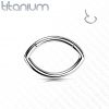 Segment - helix / cartilage / tragus piercing TITAN, 1,2 x 10 mm