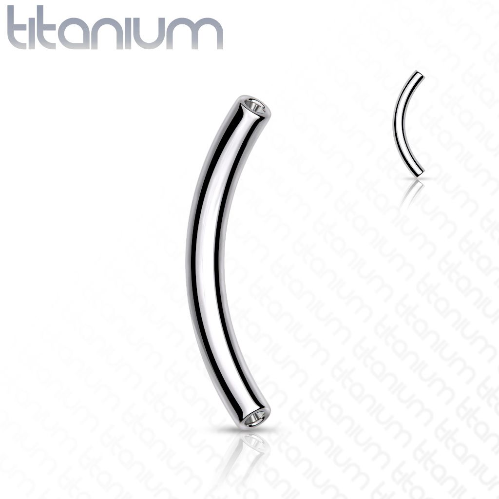 Šperky4U PUSH IN tyčka k do obočí TITAN (1,2 x 11 mm) - TIT1169-1211