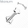 PUSH IN piercing do brady / ucha TITAN 1,2 x 8 mm