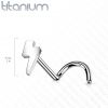 PUSH IN piercing do nosu TITAN, 0,8 x 6 mm