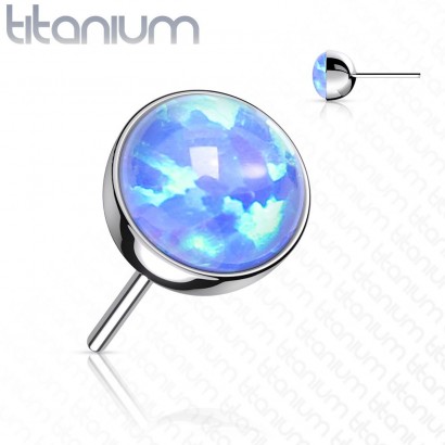 Kamínek k PUSH IN piercing do nosu TITAN (2 mm)