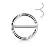 Piercing kruh do bradavky, 1,6 x 12 mm