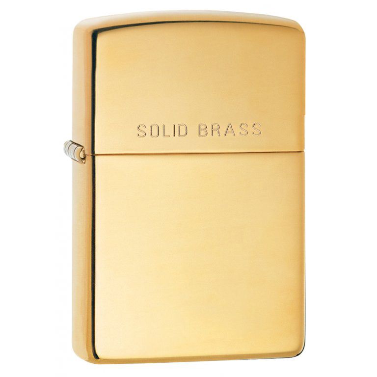 ZIPPO ZIPPO zapalovač Polished Solid Brass - 24001