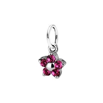 Dětský přívěsek kytička, Crystals from SWAROVSKI® Rose