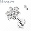 Piercing do brady / ucha TITAN (1,2 x 6 mm)