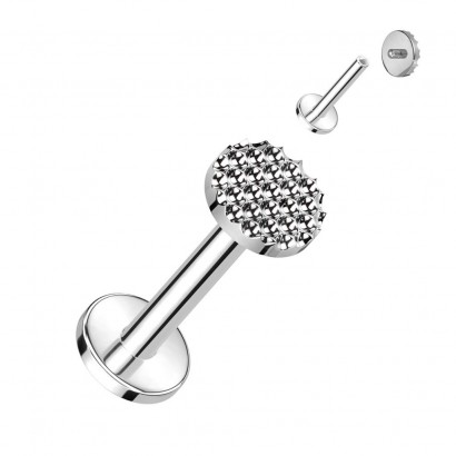 Piercing do brady - labreta TITAN, 1,2 x 8 mm