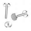 Piercing do brady - labreta TITAN, 1,2 x 8 mm