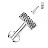 Piercing do brady - labreta TITAN, 1,2 x 8 mm