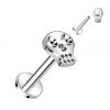 Piercing do brady - labreta TITAN, 1,2 x 8 mm