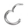 Piercing segment kruh ozdobný (1,2 x 8 mm)