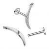 Piercing do brady - labreta TITAN (1,2 x 6 mm)