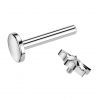 Piercing do brady - labreta TITAN (1,2 x 8 mm)