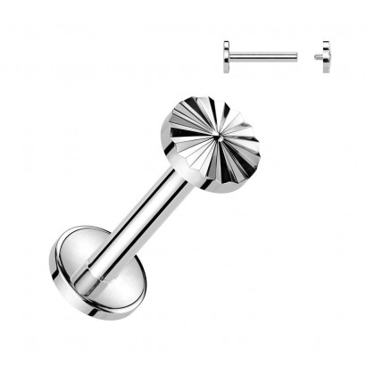 Piercing do brady - labreta TITAN (1,2 x 6 mm)