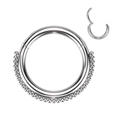 Piercing segment kruh ozdobný (1,2 x 8 mm)