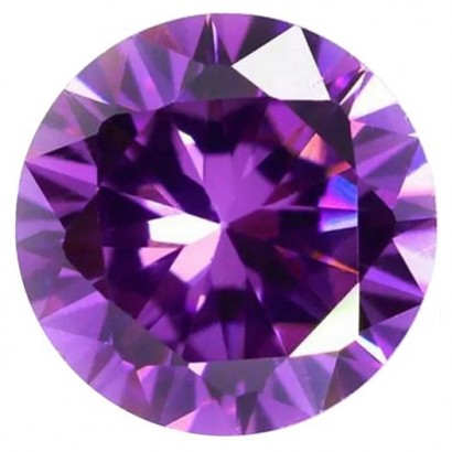 CZ Kubický zirkon - Amethyst, 100 ks (1,00 mm)