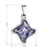 Přívěsek bižuterie se Swarovski krystaly modrá hvězdička 54034.3 tanzanite