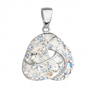 Stříbrný přívěsek s krystaly Swarovski modrý 34189.3 light sapphire