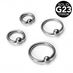 Piercing - kruh titan tl. 1,0 mm