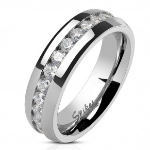 OPR1334 Dámský snubní prsten šíře 6 mm