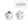 Náhradní kulička s krystaly Swarovski®, 3 mm, závit 1,2 mm (červená)