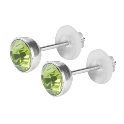 Naušnice se Swarovski krystaly ESSW11-peridot