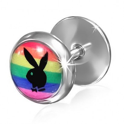 Piercing falešný plug playboy LQFX073