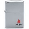 ZIPPO Logo - benzínový zapalovač matný