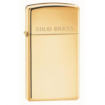 ZIPPO Solid brass Slim zapalovač