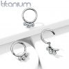 Piercing segment kruh TITAN, 1,2 x 8 mm