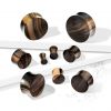 Plug do ucha Ebony wood (3 mm)