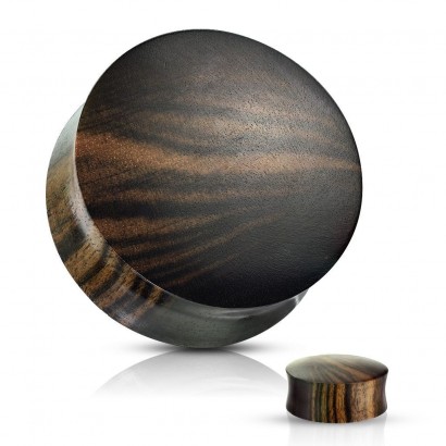 Plug do ucha Ebony wood (3 mm)