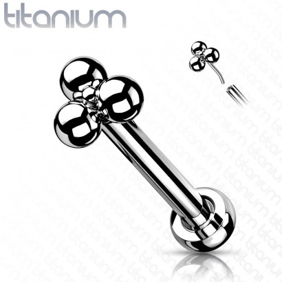 Piercing do brady - labreta titan (1,0 x 8 mm)